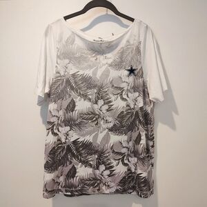 Tommy Bahama Dallas Cowboys NFL Football Floral Tropical Short Sleeve Sh…